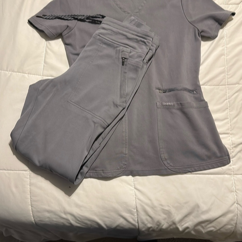 Gray Scrub Set